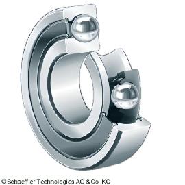 Rillenkugellager FAG 6207-2RSR Größe 35 x 72 x 17 mm Produktbild